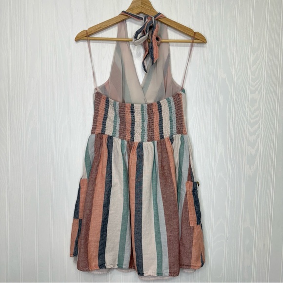 American Eagle halter dress striped size M - Picture 6 of 9